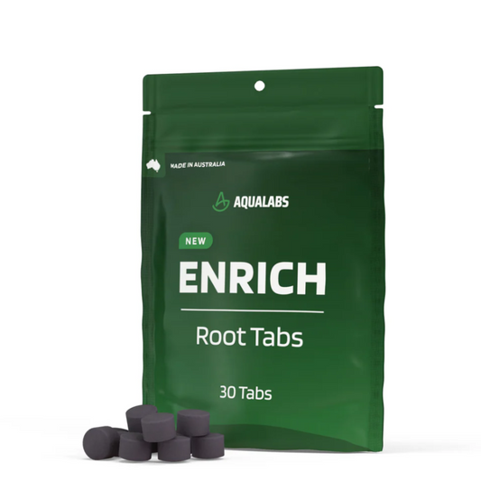 AquaLabs 30 Tabs Root Tab pack, Green packet on white backgound