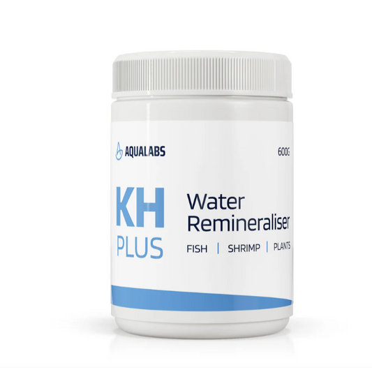 AquaLabs KH Plus Water Remineraliser 600Grams White Jar, Blue text on white background