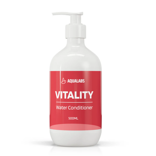 AquaLabs Vitality 500ml bottle on white background