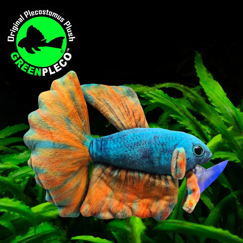 Orange and Blue Betta Fish | Plushie