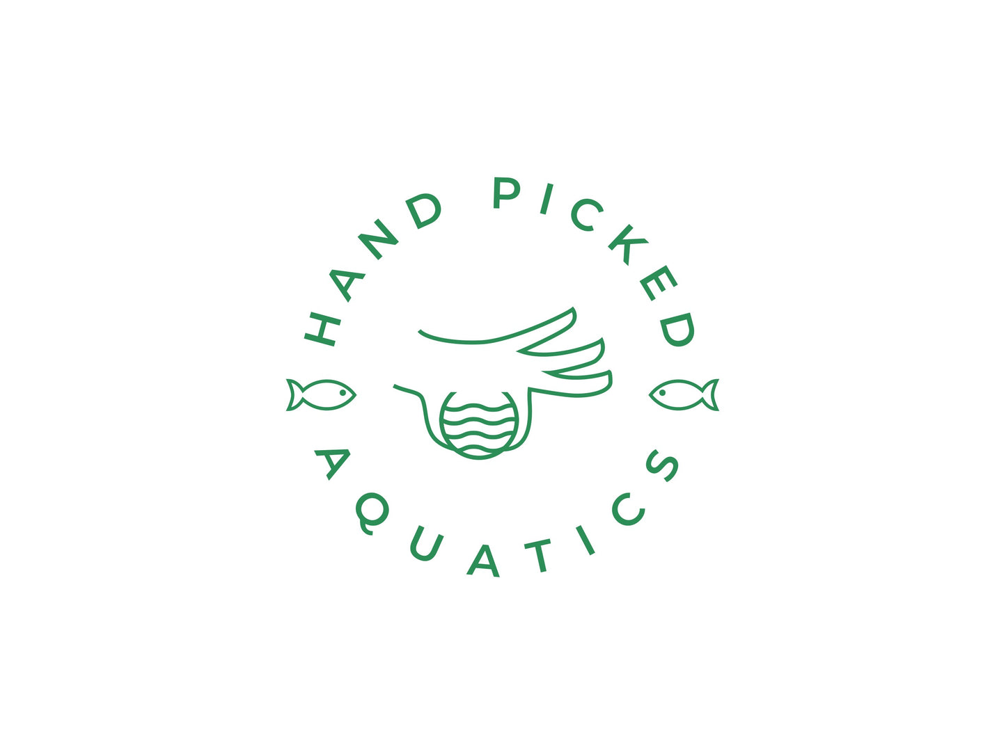 Hand Picked Aquatics logo - 'From my hobby to yours'