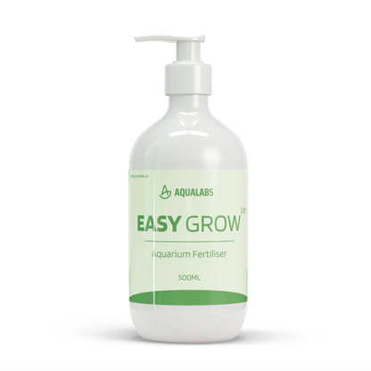 AquaLabs Easy Grow Lite Aquarium Fertiliser 500ml Green text on white bottle on white background