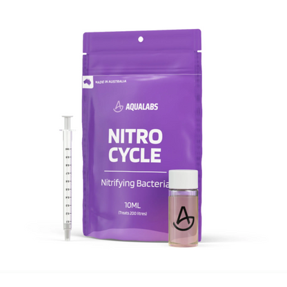 Whats included in the AquaLabs Nitro Cycle packet
