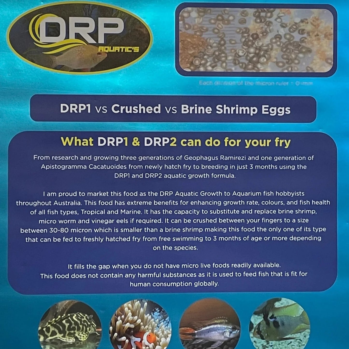 DRP 1 Aquatic Growth Formula - Fish food