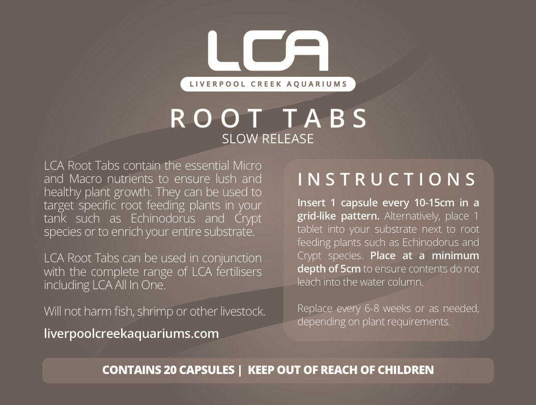 LCA Root Tabs (Slow release)